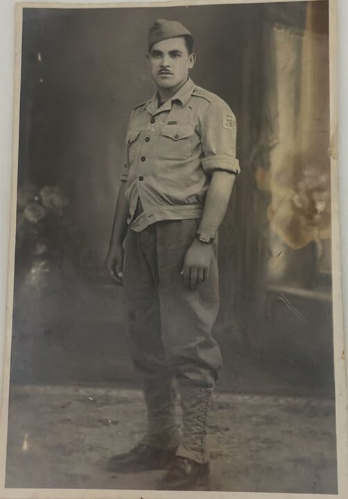 alt="cidadania italiana por descendência — pracinha Antonio Pieri Junior em uniforme da FEB. Arquivo familiar."