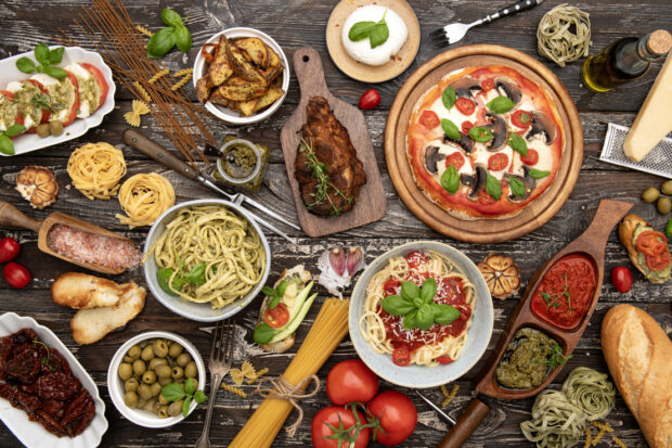 alt="comida italiana Brasil Itália"